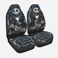 Load image into Gallery viewer, Personalized Nightmare Seat Covers Custom Name Gift for Halloween
