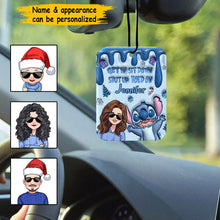 Load image into Gallery viewer, Personalized Ohana Rectangle Air Freshener Custom Name Gift
