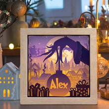 Load image into Gallery viewer, Personalized Christmas Light Shadow Box Custom Name Decoration Gift
