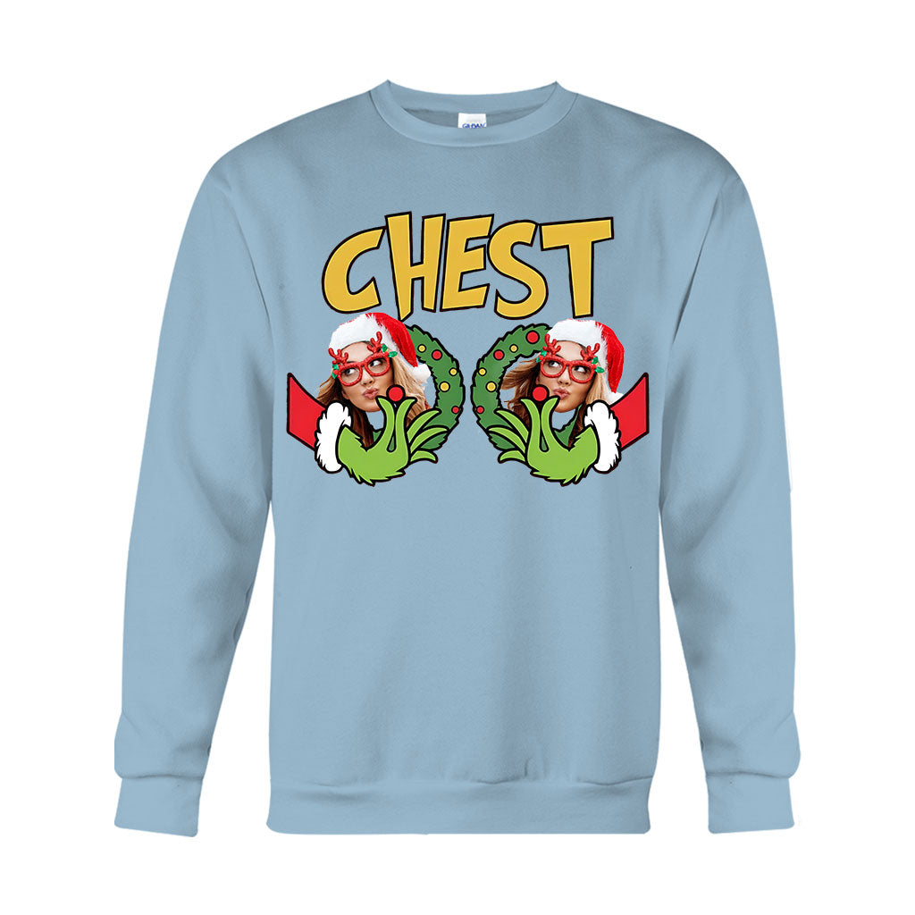 Personalized Grinchmas Christmas T-Shirt & Hoodie with Custom Name