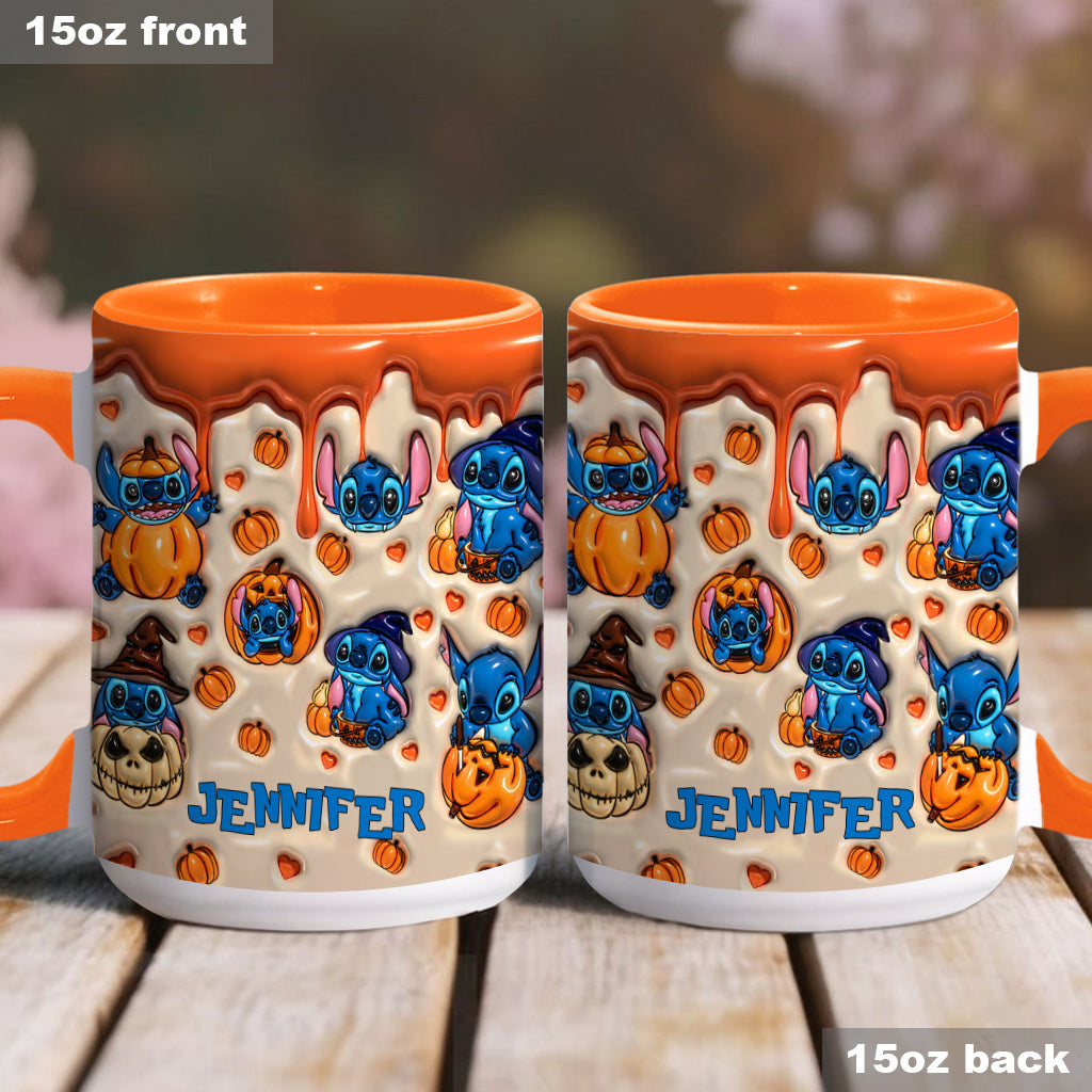 Personalized Halloween Accent Mug with Ohana Design for Kids