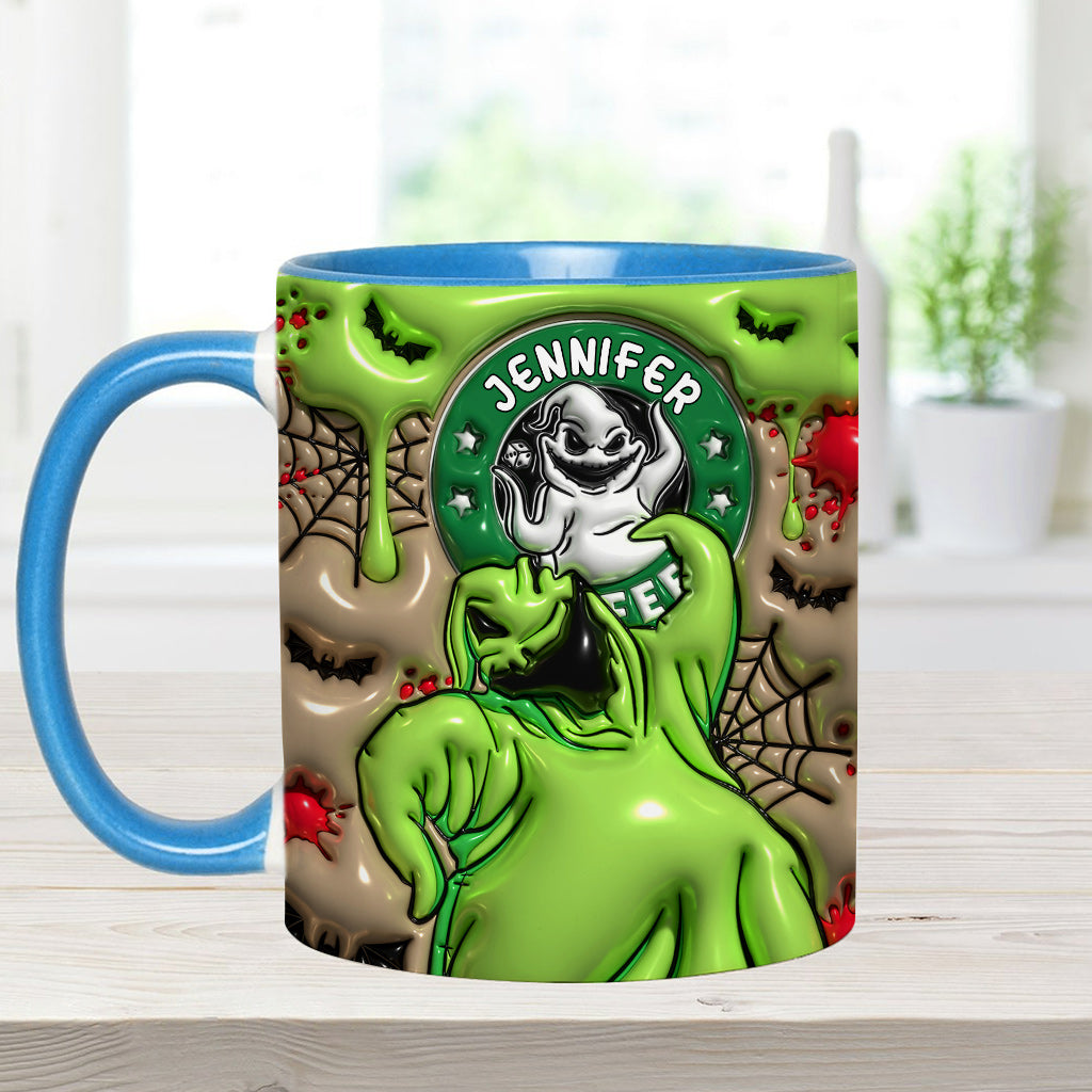 Personalized Halloween Accent Mug Custom Name Gift Idea