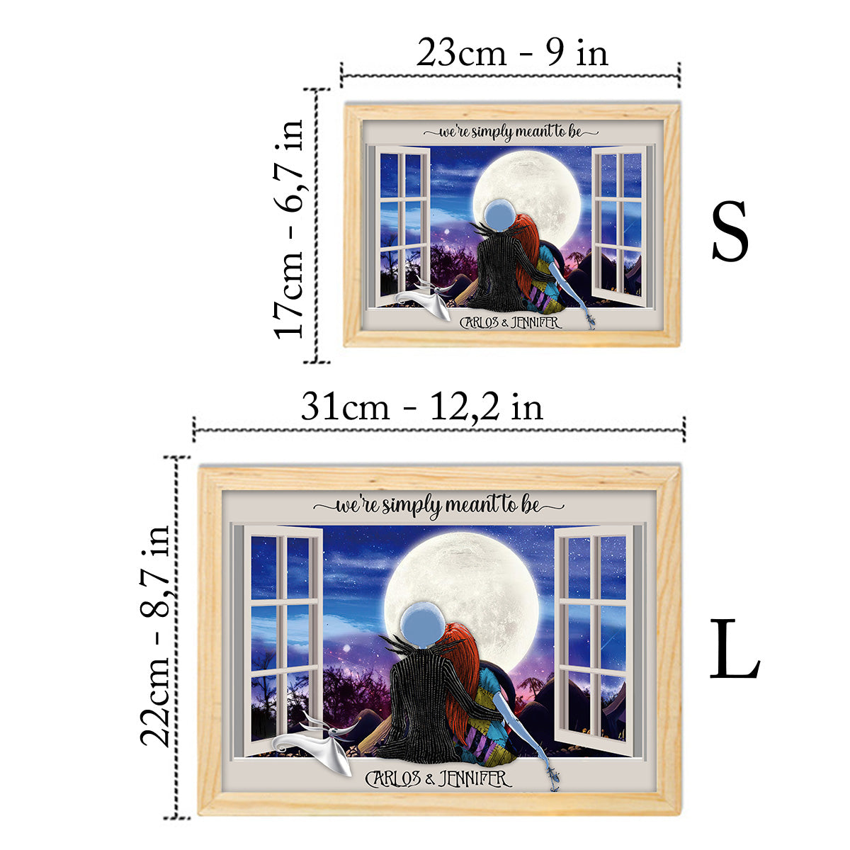 Personalized Light Photo Frame Custom Couple Gift for Anniversary
