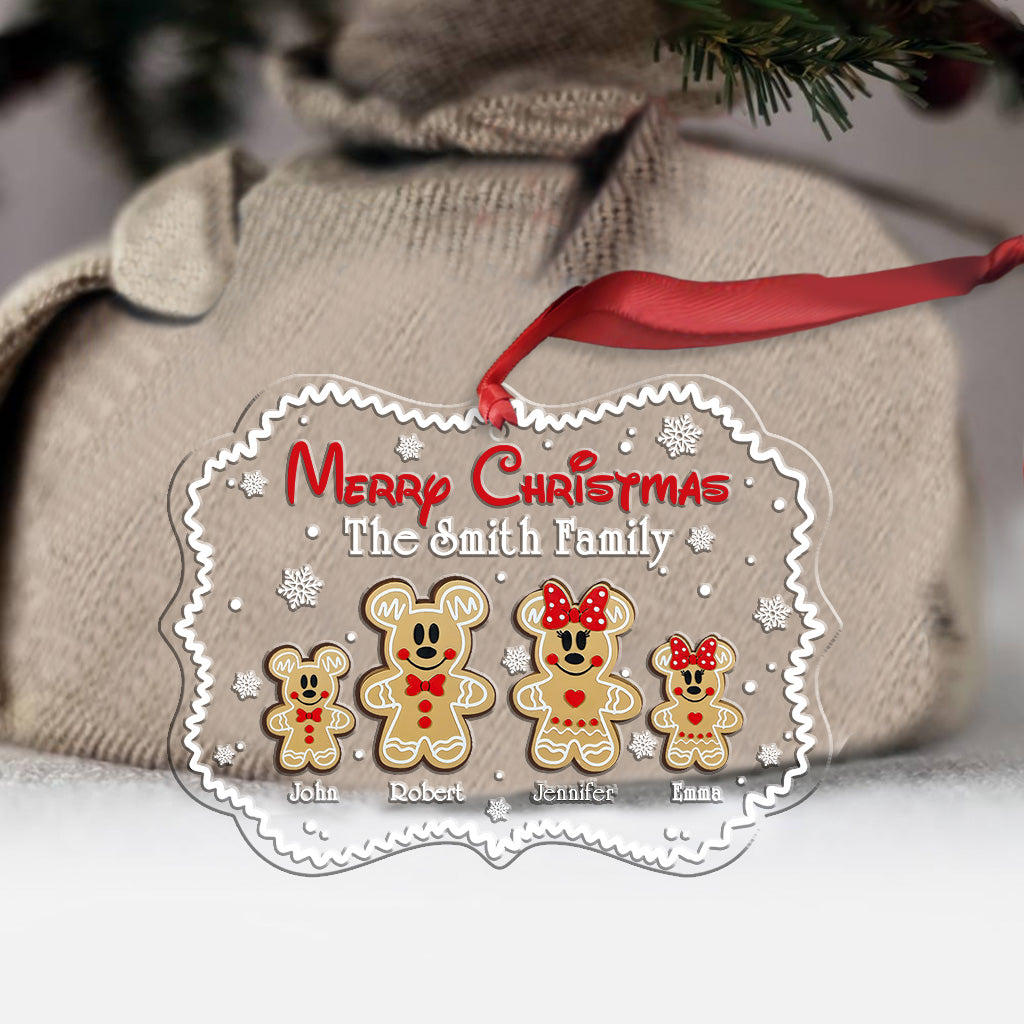 Personalized Christmas Ornament Custom Family Gift Acrylic 3mm