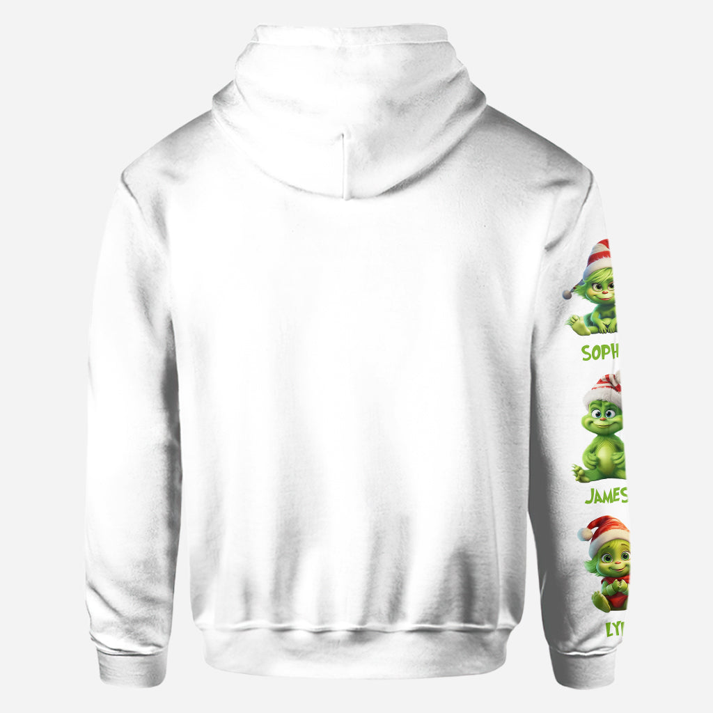 Personalized Grinch Mama All Over Shirt for Christmas Gift