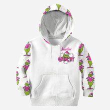 Load image into Gallery viewer, Personalized Grinch Hoodie and Leggings Christmas Outfit
