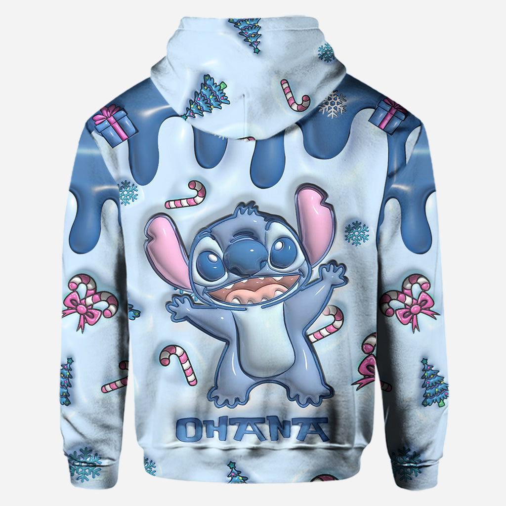 Personalized Ohana Hoodie and Leggings Set Custom Name Gift