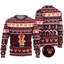 Load image into Gallery viewer, Personalized Merry Christmas Mouse Sweater Gift for Her
