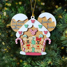 Load image into Gallery viewer, Personalized Mouse Ornament Custom Name Gift for Christmas
