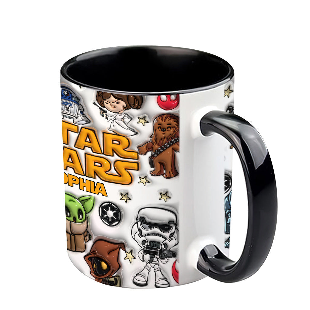 Personalized Star Wars Accent Mug Custom Name Gift for Kids
