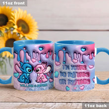 Load image into Gallery viewer, Personalized Ohana Accent Mug Custom Names Gift for Couple
