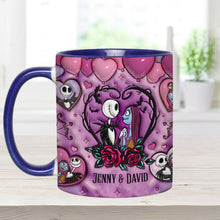 Load image into Gallery viewer, Personalized Nightmare Accent Mug Custom Name Gift for Couples
