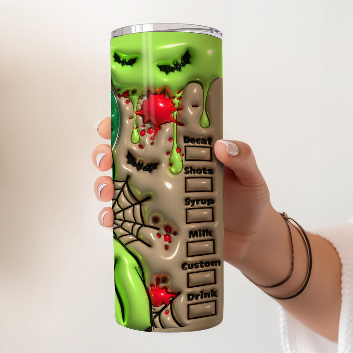Personalized Halloween Tumbler Unique Gift for Her or Him