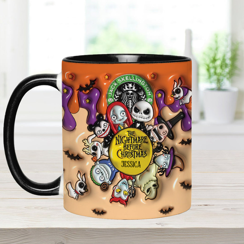 Personalized Nightmare Before Christmas Mug Custom Name Gift
