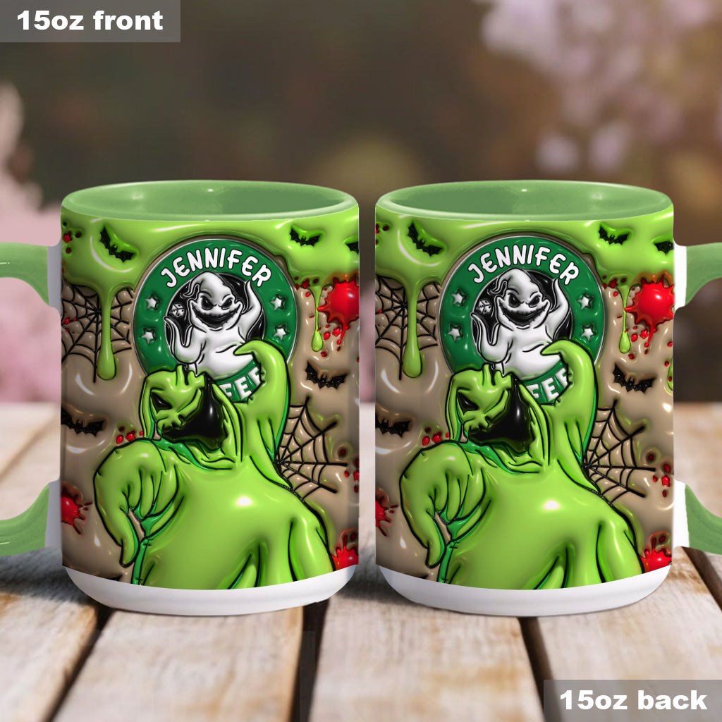 Personalized Halloween Accent Mug Custom Name Gift Idea
