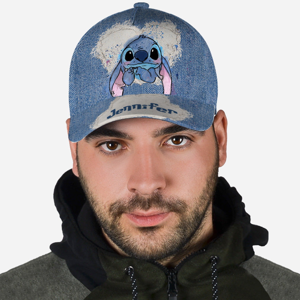 Personalized Denim Classic Cap Custom Name Gift for Birthday