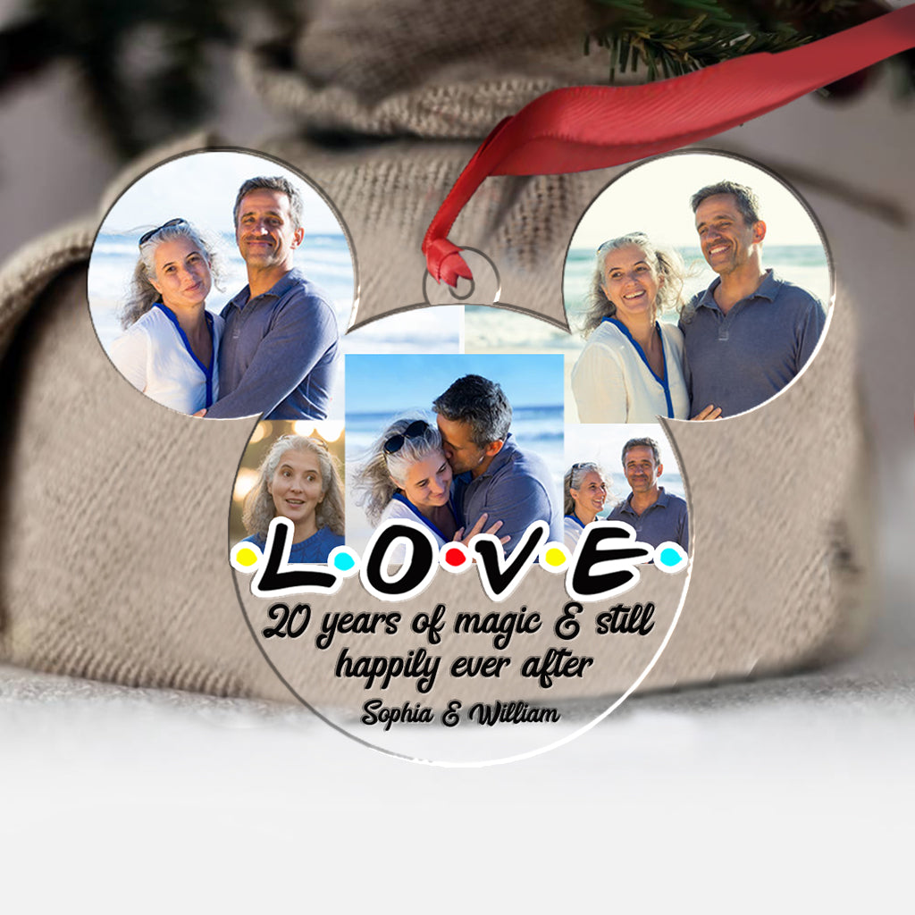 Personalized Mouse Ears Ornament Custom Name for Christmas Gift