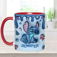 Load image into Gallery viewer, Personalized Ohana Accent Mug Custom Name Birthday Gift
