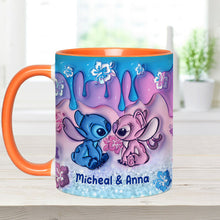 Load image into Gallery viewer, Personalized Ohana Accent Mug Unique Gift for Couples
