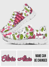 Load image into Gallery viewer, Personalized Grinch Sneakers Custom Name Gift for Christmas
