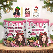 Load image into Gallery viewer, Personalized Cute Accent Mug Custom Name Gift for Mom
