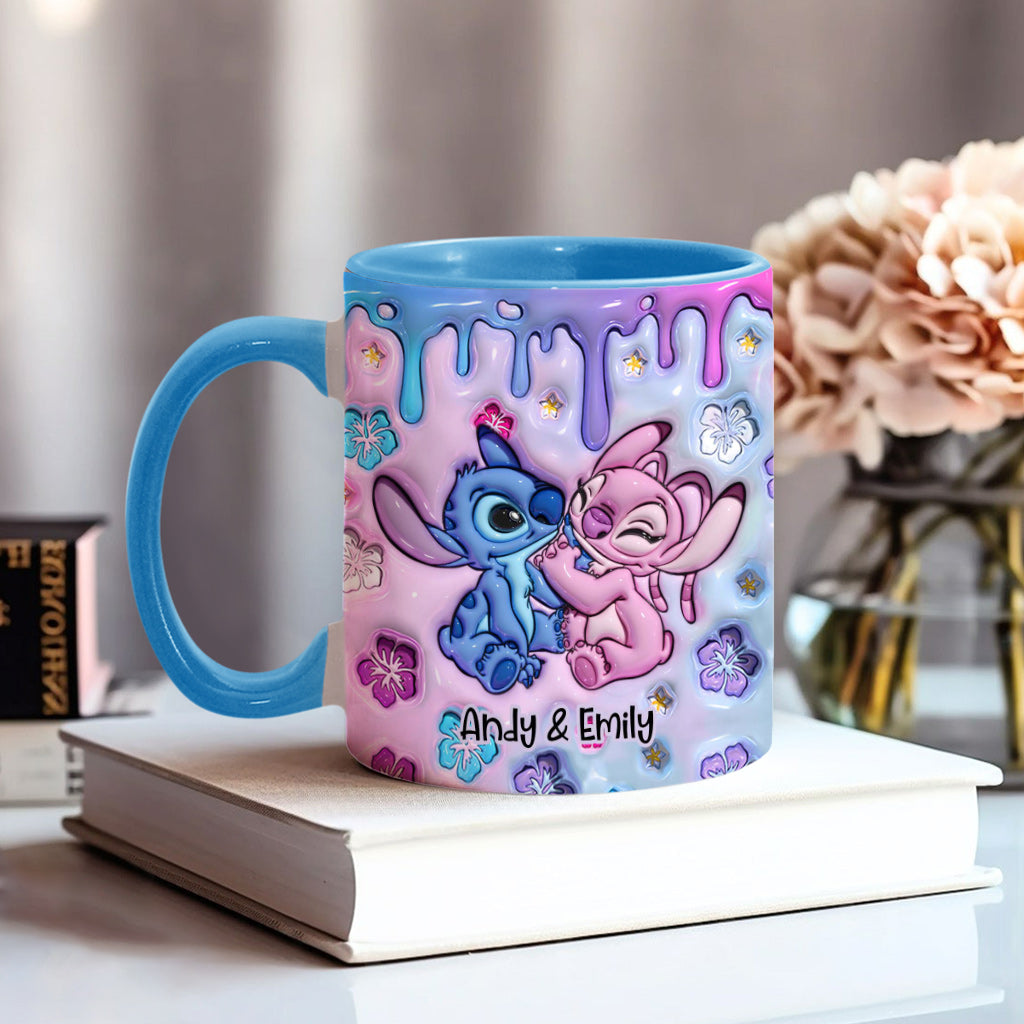 Personalized Ohana Accent Mug Custom Name Gift for Partner