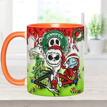 Load image into Gallery viewer, Personalized Nightmare Accent Mug Custom Name Halloween Gift
