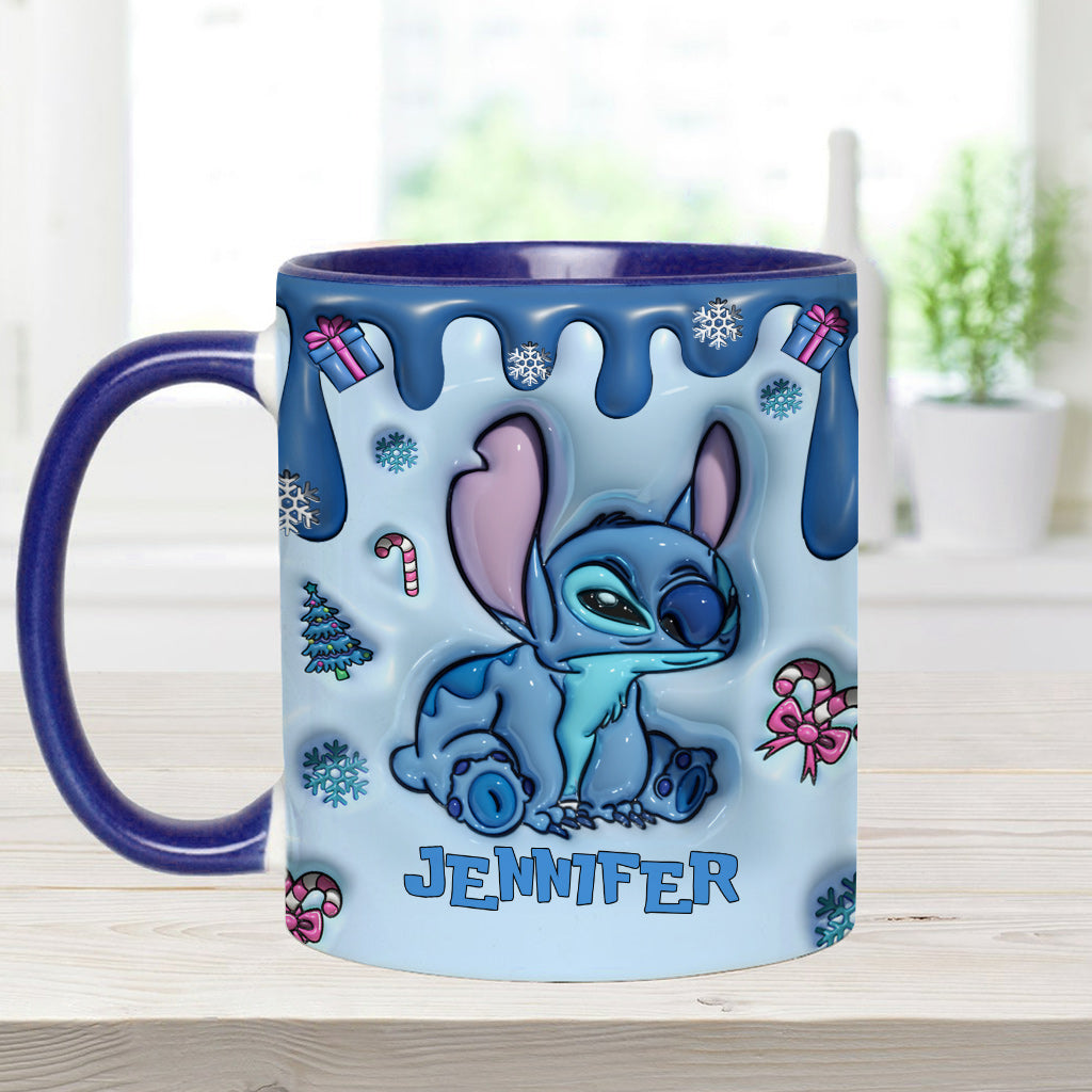 Personalized Ohana Accent Mug Custom Name Birthday Gift