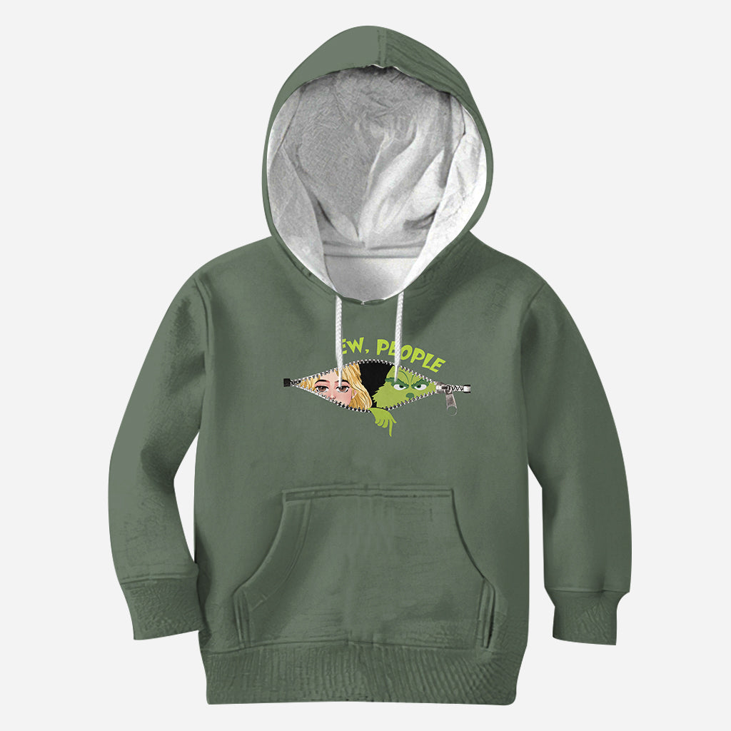Personalized Green Mischief All-Over Christmas Shirt Gift