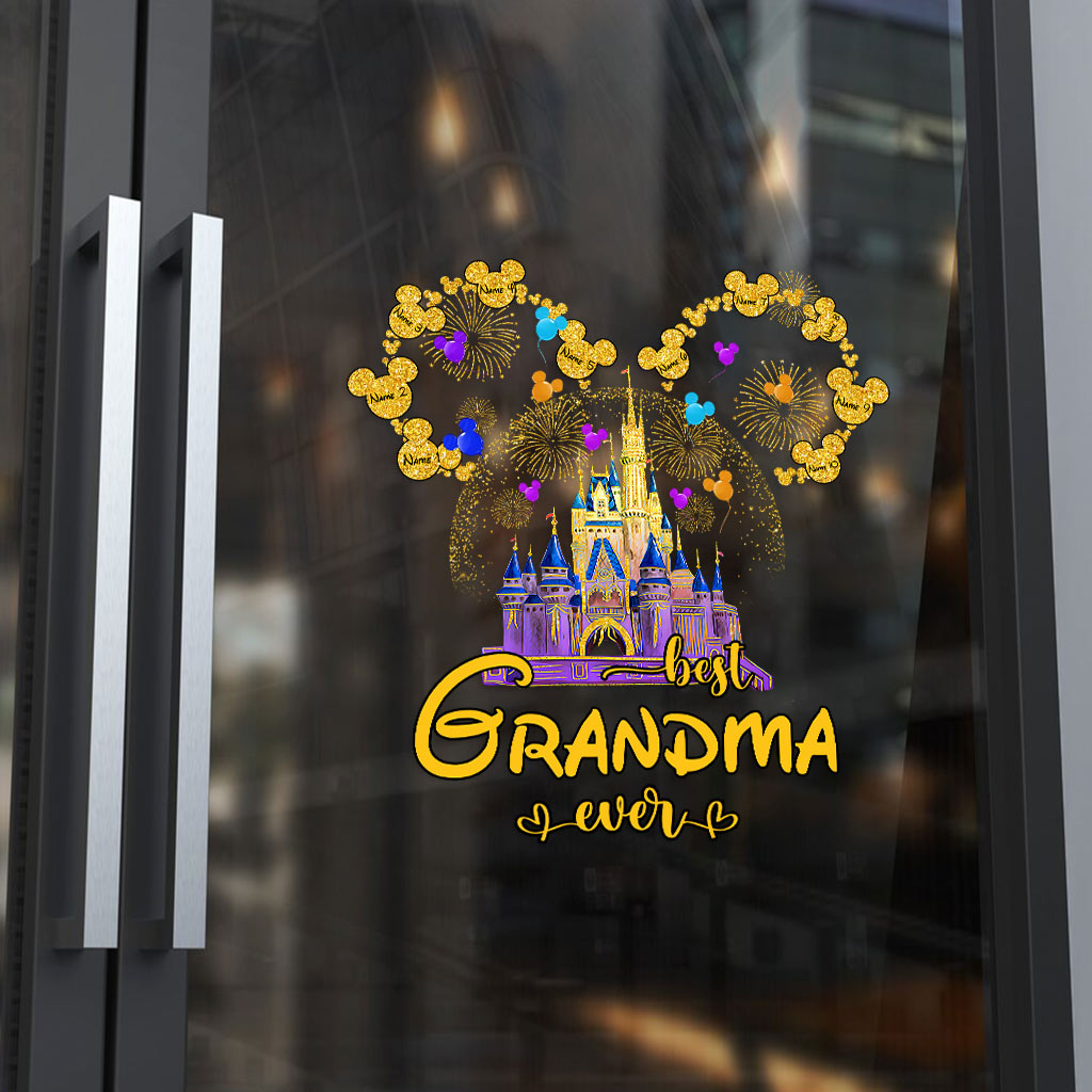 Personalized Best Grandma Ever Decal Die Cut Gift for Grandma