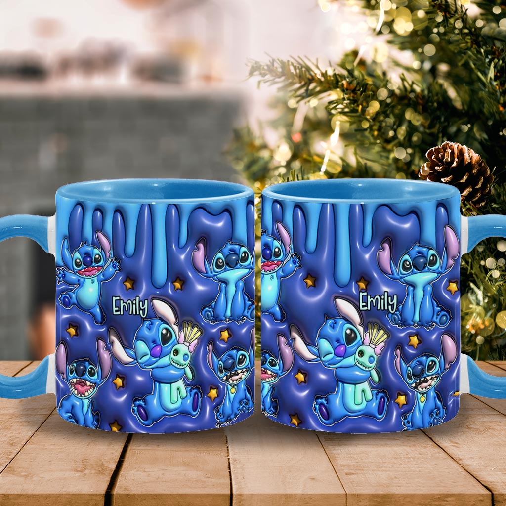 Personalized Ohana Accent Mug Custom Name Gift for Family