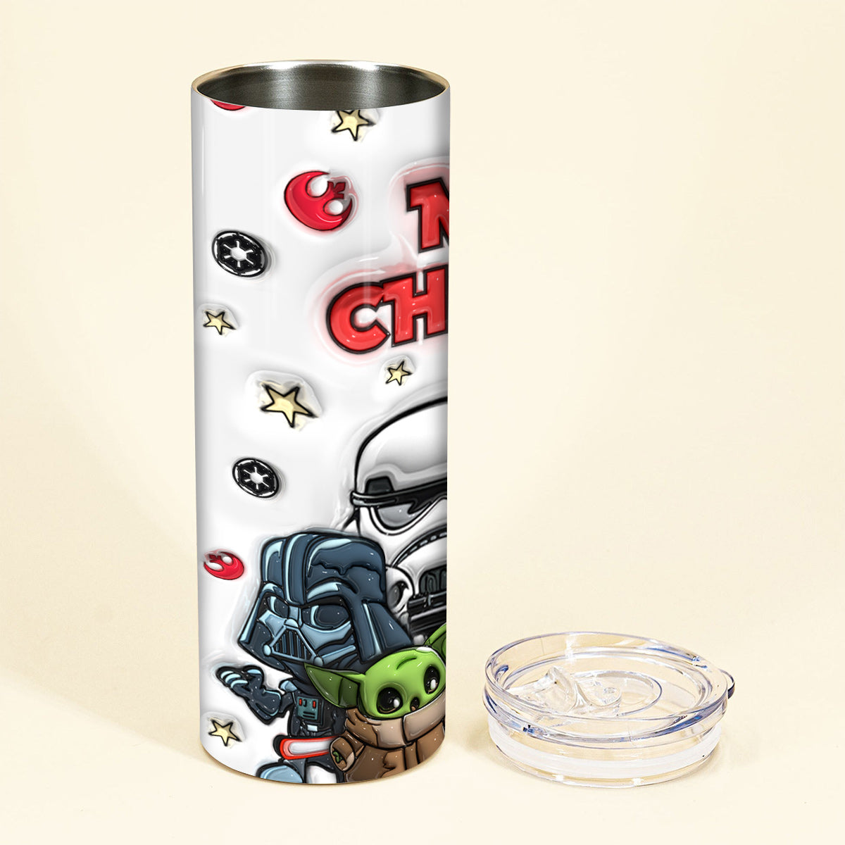 Personalized Stainless Steel Skinny Tumbler Merry Sithmas Gift