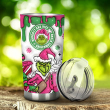 Load image into Gallery viewer, Personalized Grinchmas Tumbler Custom Name Christmas Gift
