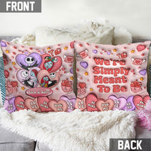 Load image into Gallery viewer, Personalized Nightmare Before Christmas Throw Pillow for Couples | Unique Gift Idea
