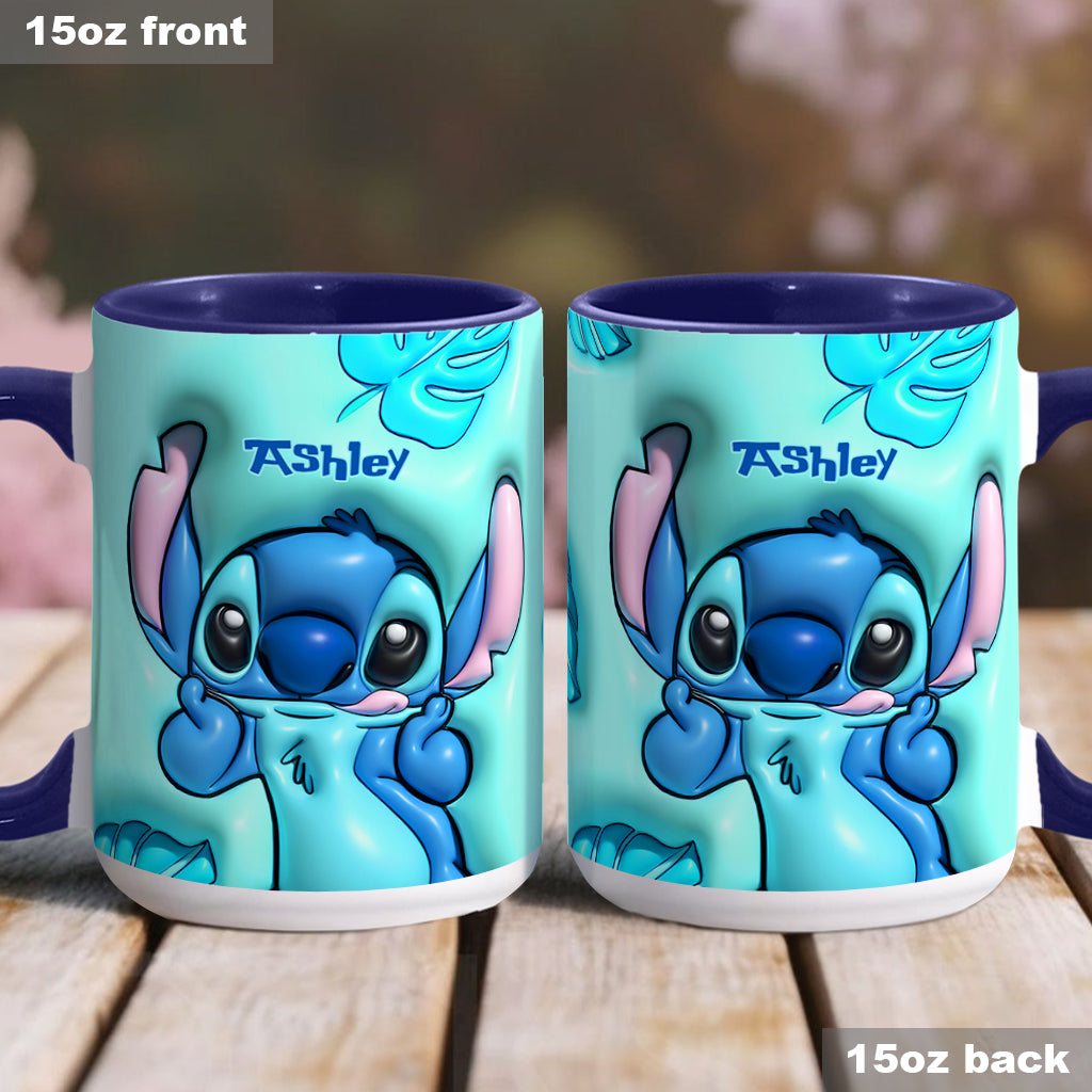 Personalized Ohana Accent Mug Custom Name Gift for Mom