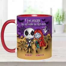 Load image into Gallery viewer, Personalized Nightmare Accent Mug Custom Name Gift for Couples Halloween
