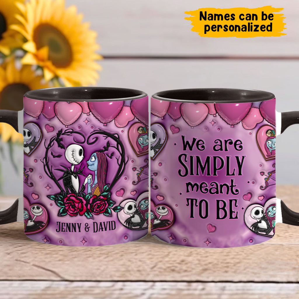 Personalized Nightmare Accent Mug Custom Name Gift for Couples