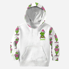 Load image into Gallery viewer, Personalized Grinch Era Christmas Hoodie and Leggings Set
