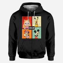 Load image into Gallery viewer, Personalized Disney Character All Over Shirt Custom Name Gift
