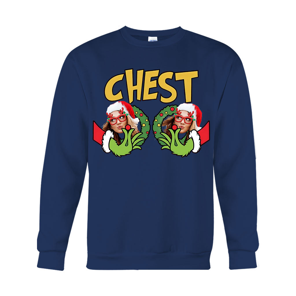 Personalized Grinchmas Christmas T-Shirt & Hoodie with Custom Name