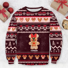 Load image into Gallery viewer, Personalized Merry Christmas Mouse Sweater Gift for Her
