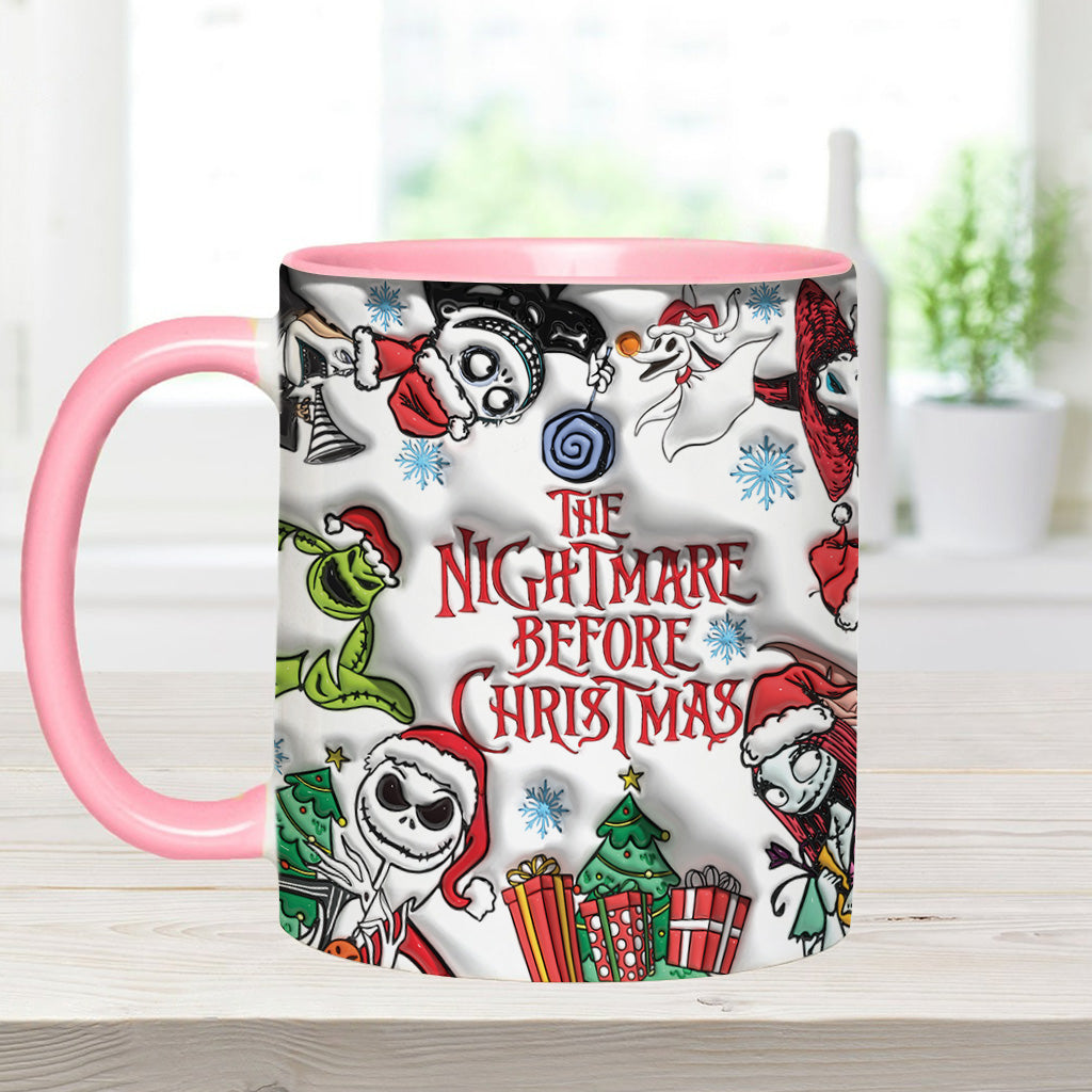 Personalized Nightmare Before Christmas Accent Mug Gift for Halloween & Christmas