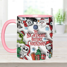 Load image into Gallery viewer, Personalized Nightmare Before Christmas Accent Mug Gift for Halloween &amp; Christmas
