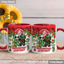 Load image into Gallery viewer, Personalized Grinch Accent Mug Custom Name Christmas Gift
