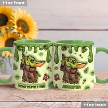 Load image into Gallery viewer, Personalized Cute Character Accent Mug Gift for Mom or Dad
