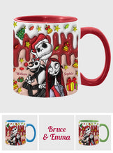 Load image into Gallery viewer, Personalized Nightmare Mug Custom Name Couples Gift Halloween Christmas
