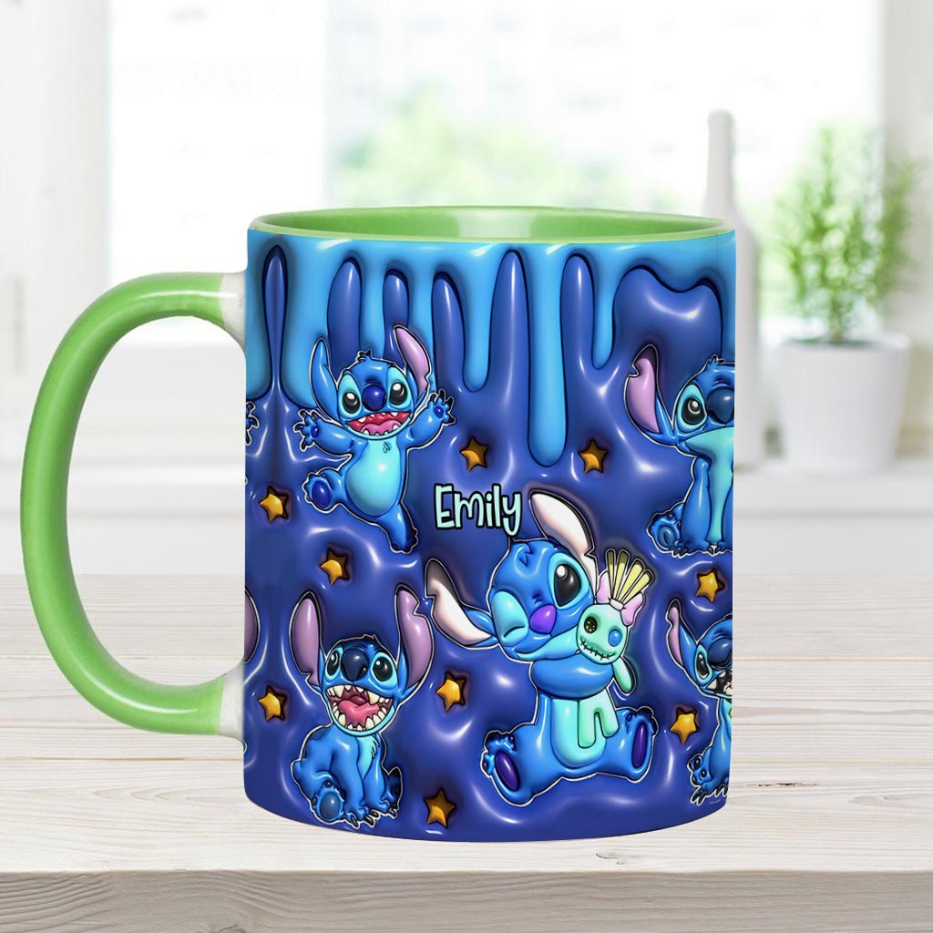 Personalized Ohana Accent Mug Custom Name Gift for Family