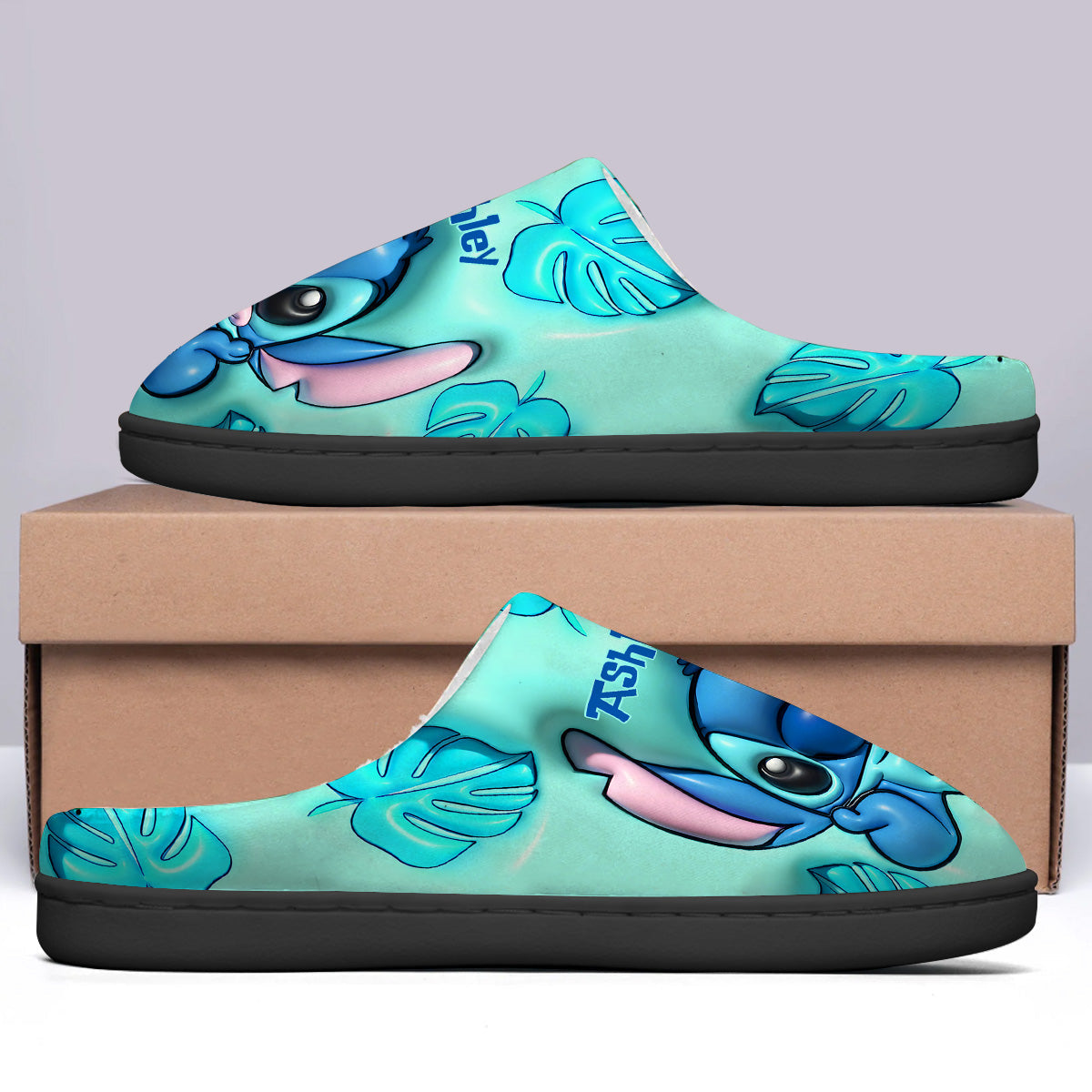 Personalized Ohana Slippers Custom Name Gift for Her