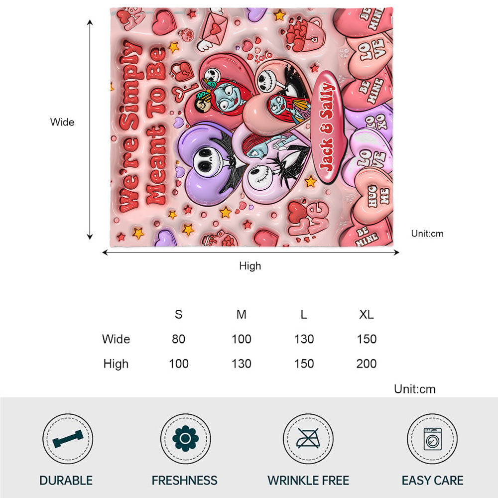 Personalized Nightmare Blanket Custom Love Design Gift