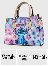 Load image into Gallery viewer, Personalized Ohana Leather Handbag Custom Name Gift for Her
